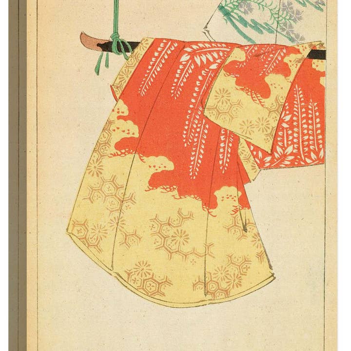 Gold Kimono Iv 22'' x 20'' Canvas Wall Art for wholesale by PTM Images