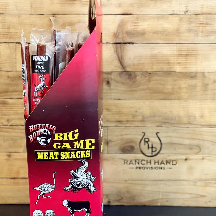 Ranch Hand Provisions - Wholesale Jerky - Venison Stick - Fire1