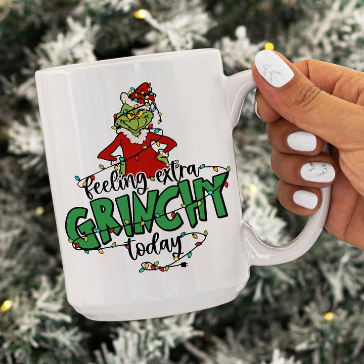 Oakbury Designs - Vendita all'ingrosso Tazza - Sentendosi particolarmente Grinch oggi | Tazza da caffè in ceramica da 15oz0