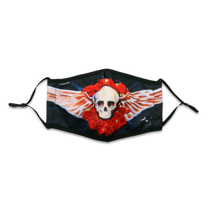 Blue Stanley Mouse Breaking Out Facemask for wholesale on Faire