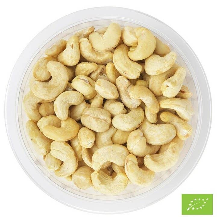 Envase de 180 g de anacardos crudos orgánicos para venta al por mayor de Manola