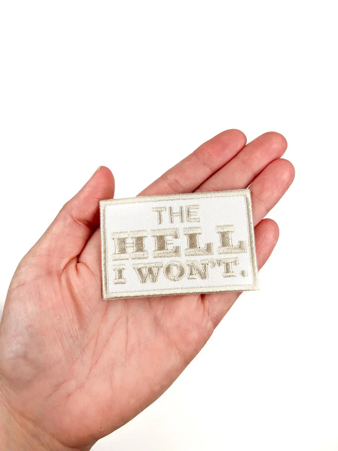 Field Trip Threads - Wholesale Patch - The Hell I Won't Embroidered Iron-On Patch Rodeo Country 2