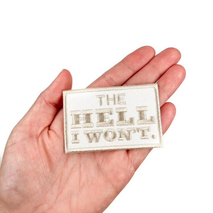Field Trip Threads - Wholesale Patch - The Hell I Won't Embroidered Iron-On Patch Rodeo Country 2