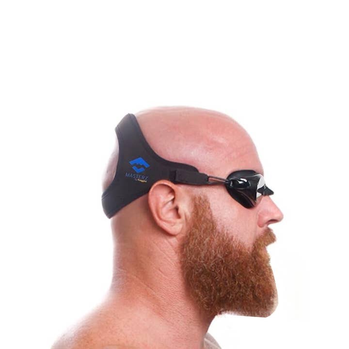 Masterz by Frogglez - Black Adult/Teen Swim Goggles for wholesale by FROGGLEZ Swim Goggles