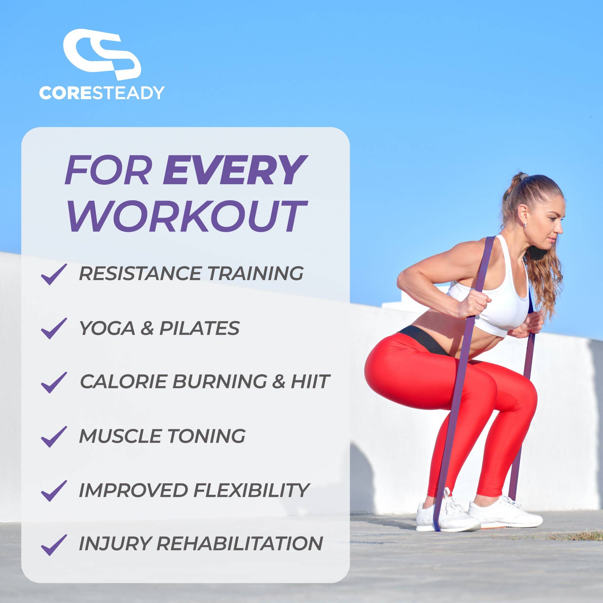 Coresteady - Wholesale Fitness Equipment - Original Resistance Bands7