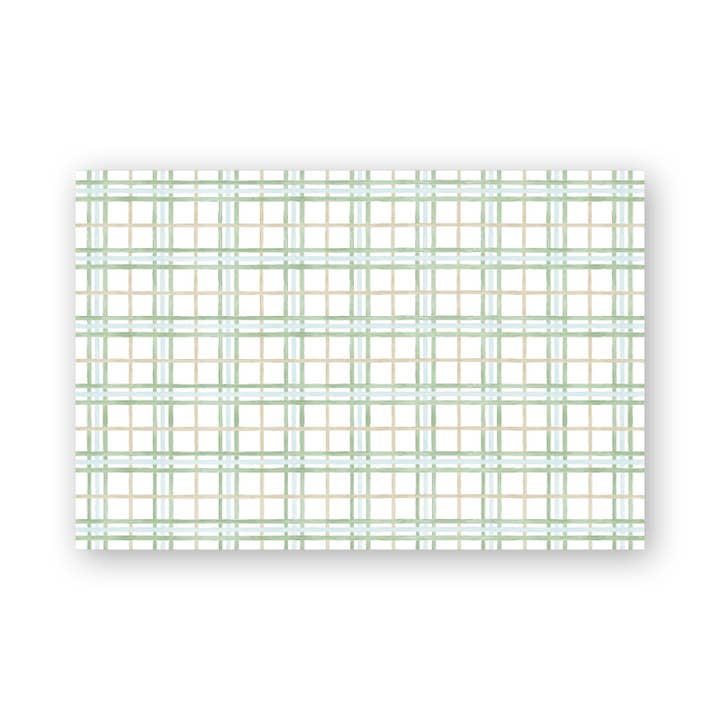 Sets de table à carreaux Lush Pines pour la vente par Dogwood Hill