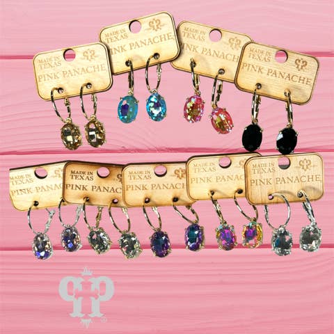 Pink panache earrings wholesale discount