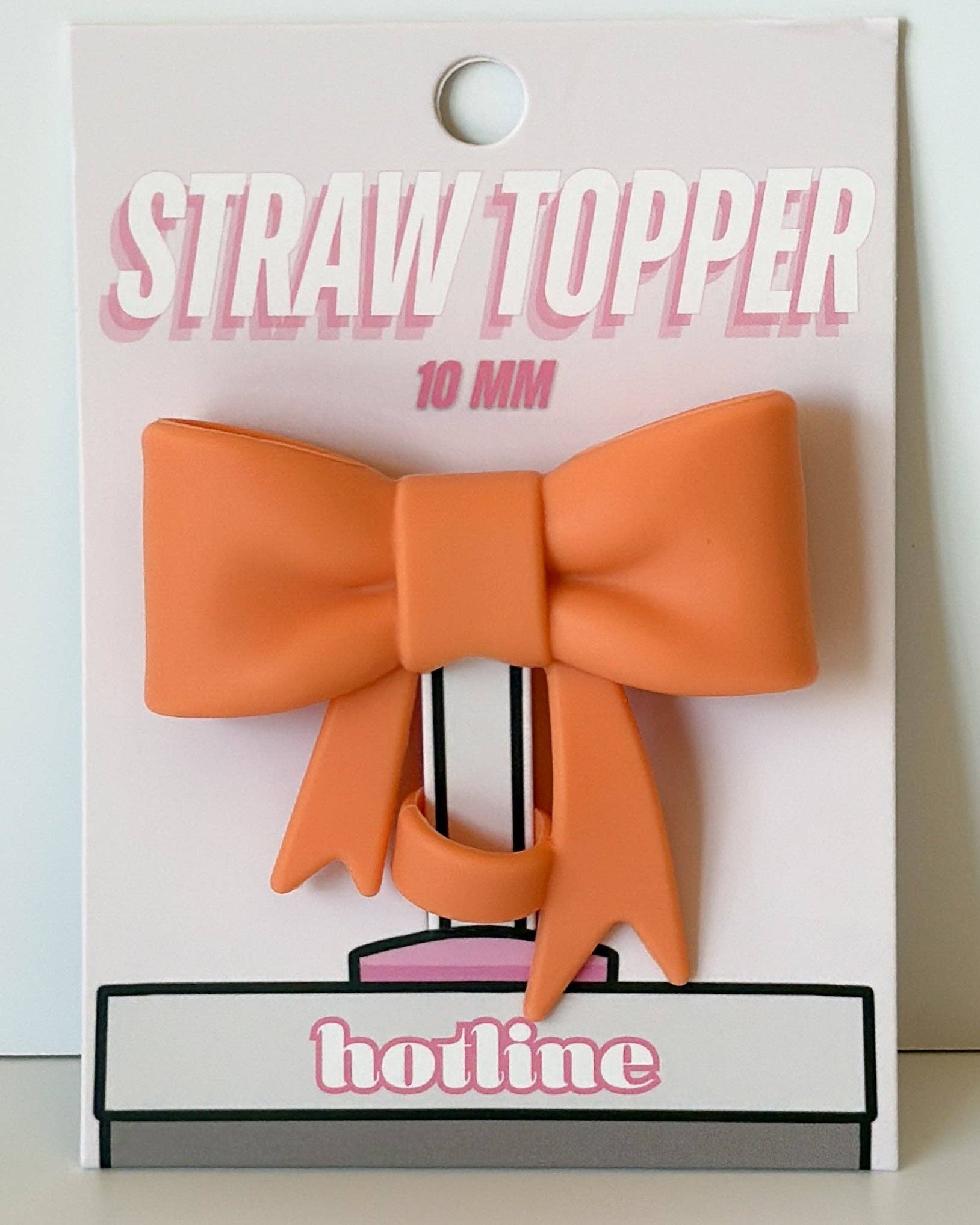 Shop Hotline - Wholesale Drink Topper - Large Bow Straw Toppers45