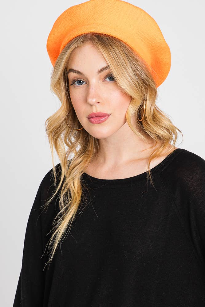 Hana – wholesale Beret – Women's – Stretchy Solid Color Beret58