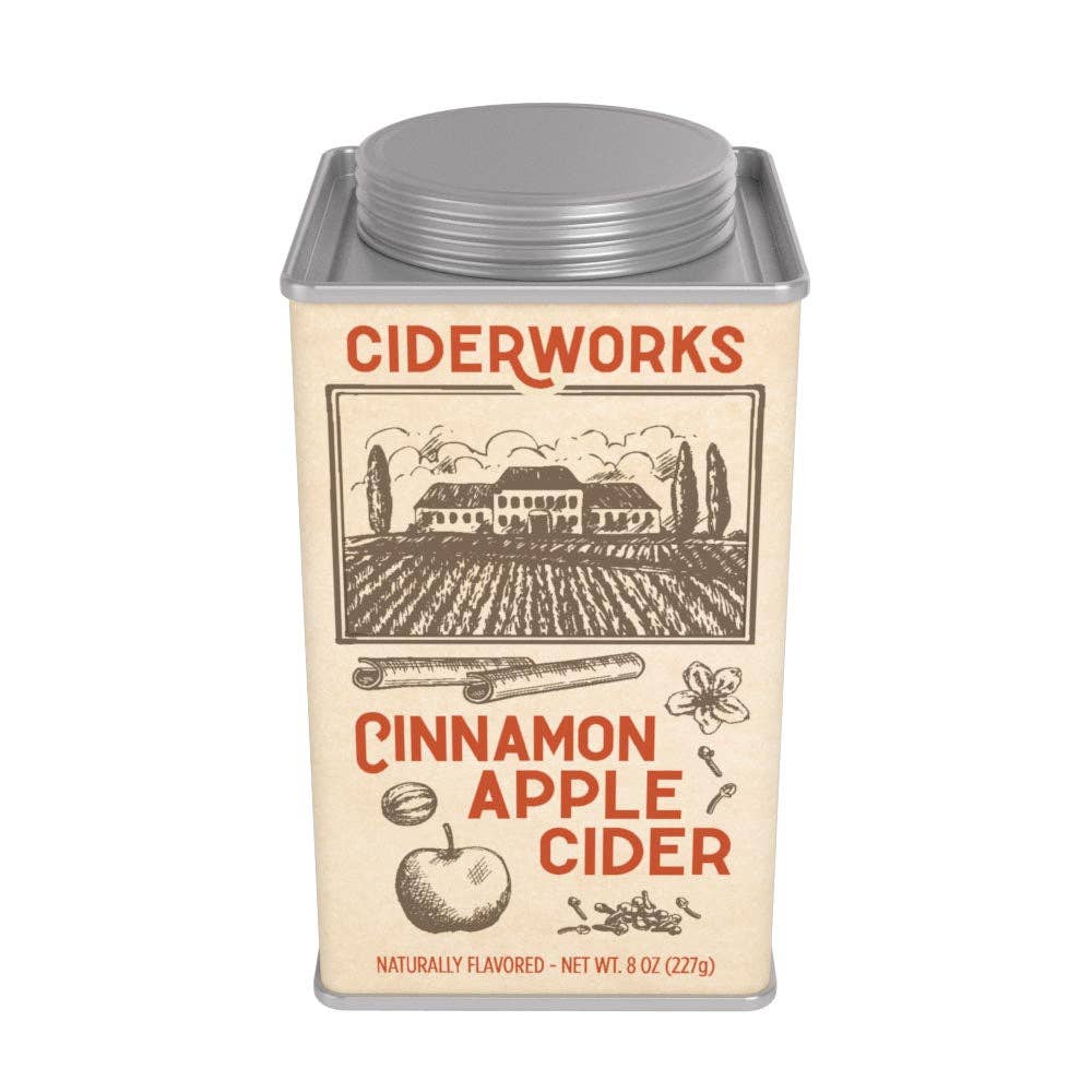 McSteven's - Wholesale Apple Cider - Ciderworks Cinnamon Spiced Apple Cider Mix (8oz Tins)12