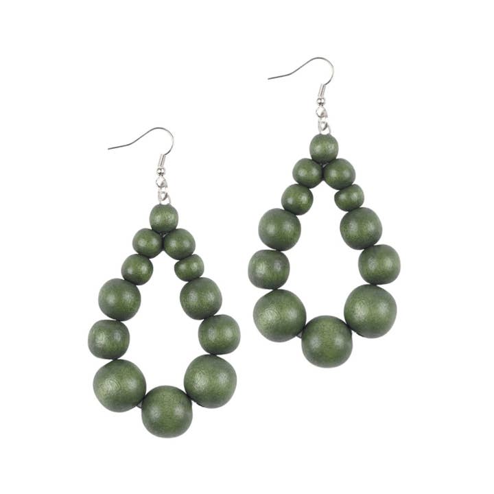 Bijondo - Wholesale Dangle Earrings - Brazil Big Wood Earrings