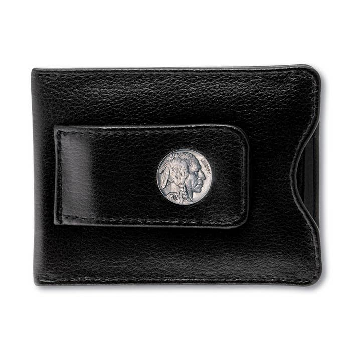 American Coin Treasures - Wholesale Money Clip - Unisex - Buffalo Nickel Coin Money Clip Wallet