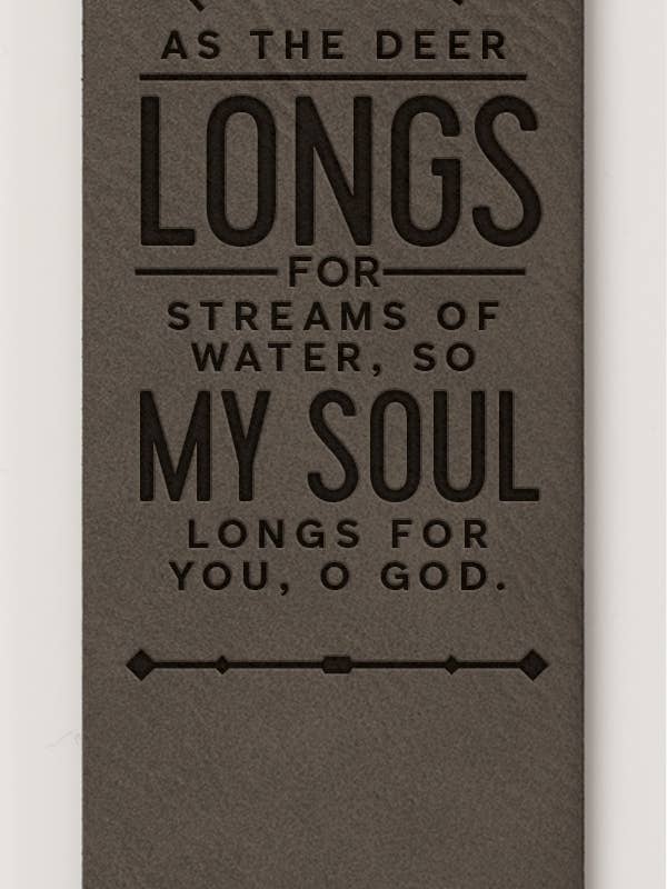 Psaume 42:1 - Comme le cerf - Signet pour la vente par Dexsa