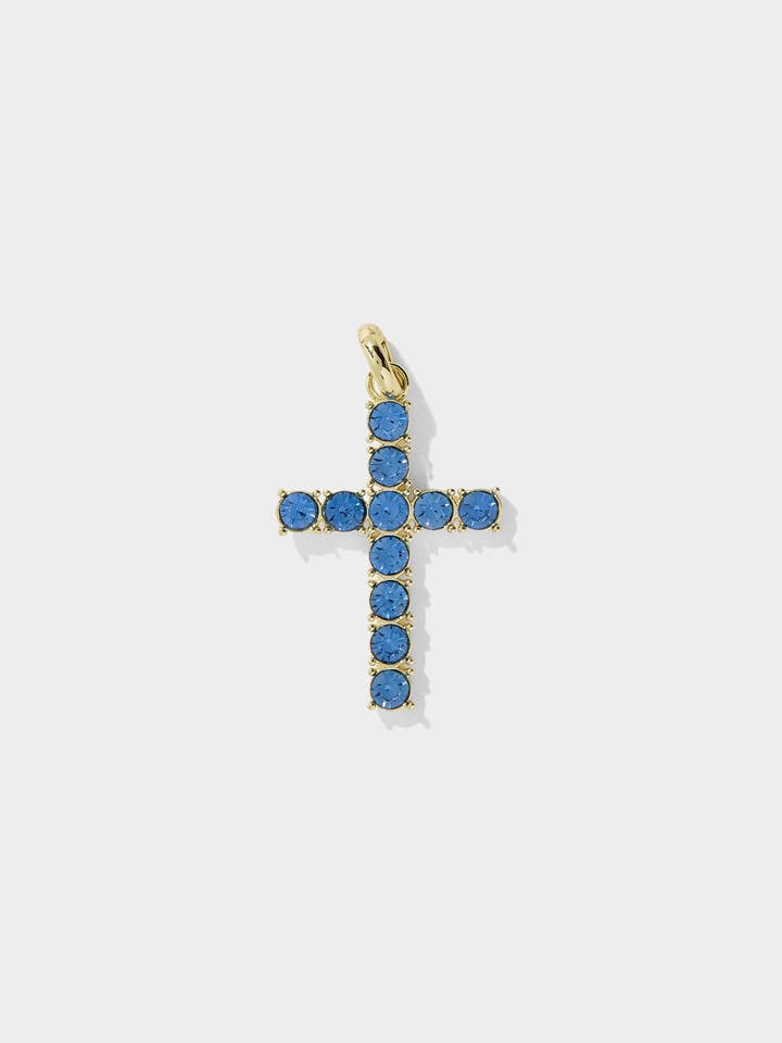 Crystal Cross Charm for wholesale by Allie + Bess