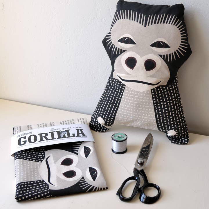 Gorilla Teatowel DIY Stuffed Animal Kit for wholesale by mibo