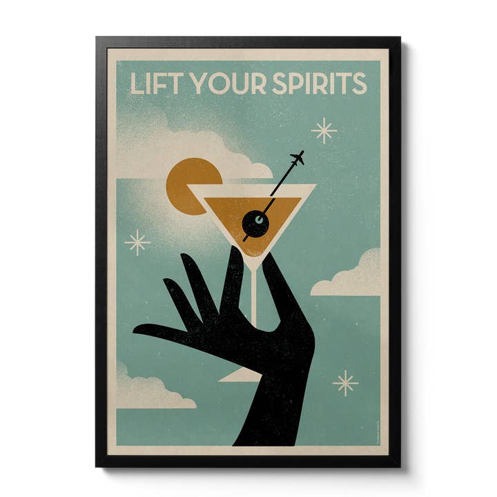 Lift Your Spirits - Giclée Print for wholesale by Telegramme Paper Co.