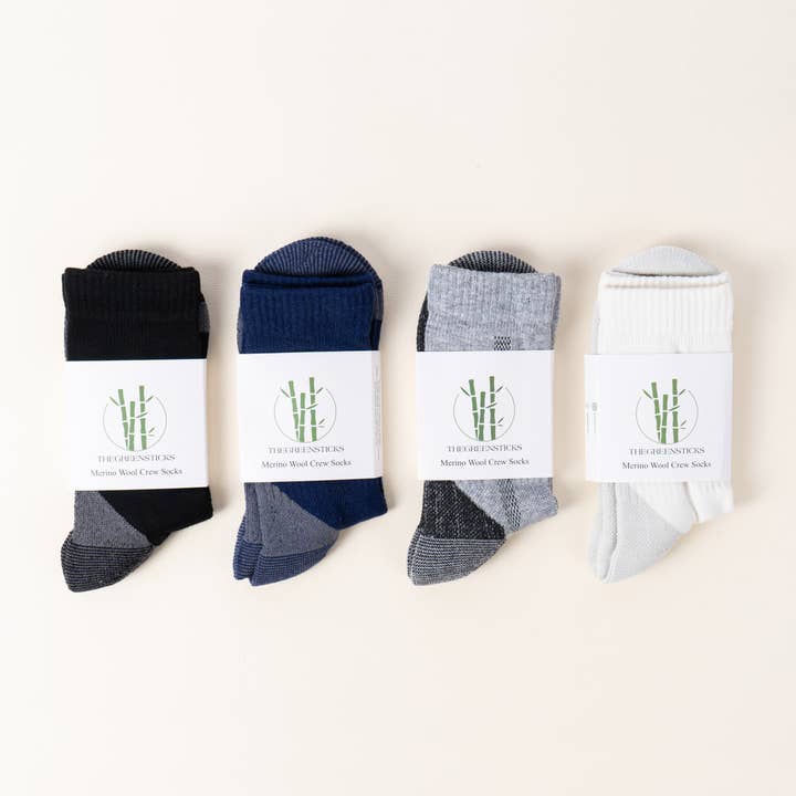 TheGreenSticks - Wholesale Socks - Unisex - Merino wool Crew Hiking Socks0