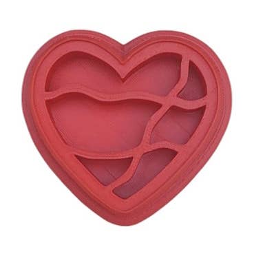 Polymeerklei snijder Uitsteker Liefde Hart (omgekeerd) voor wholesale door BreizhFournitures