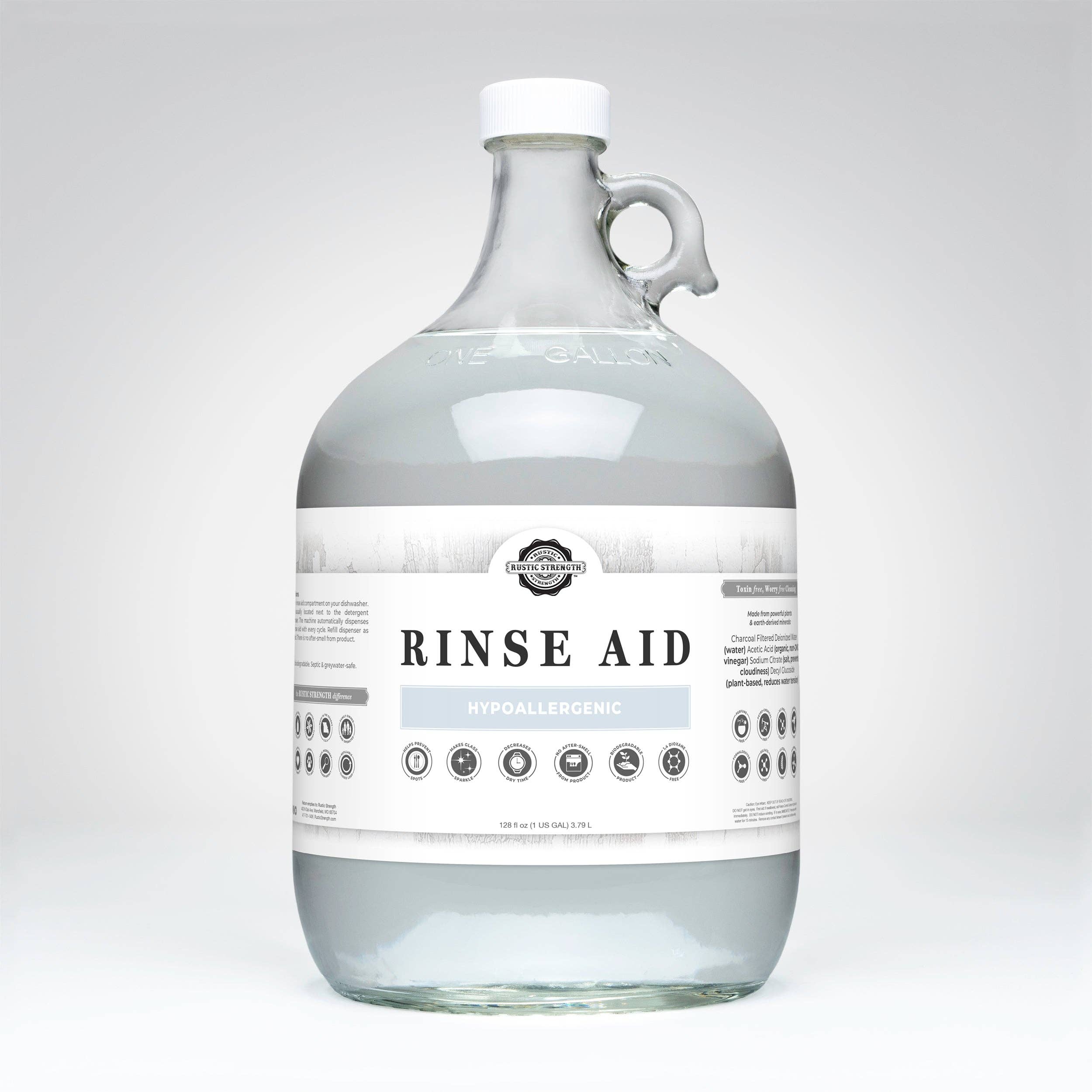 Rustic Strength - Wholesale Dish Soap - Rinse Aid (for automatic dishwashers)2