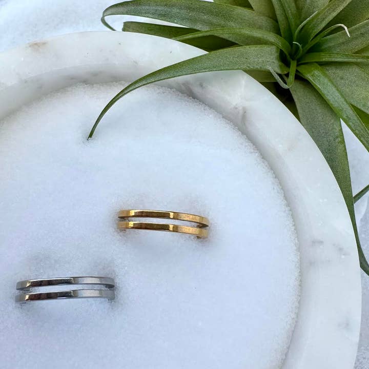 double bar toe ring for wholesale by minor metal jewelry