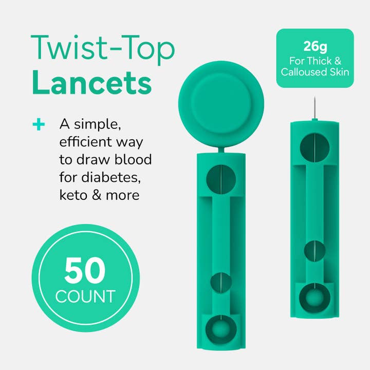 OWELL LLC - Wholesale First Aid Kit - OWELL Twist Top Lancets, 26 Gauge