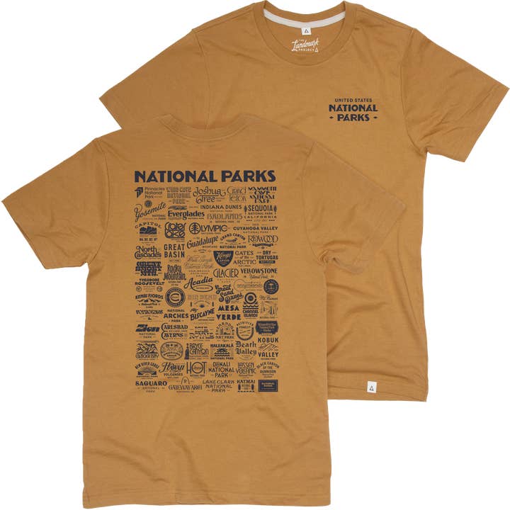 The Landmark Project - Wholesale Screen Printed T-Shirt - Unisex - National Park Type Unisex Short Sleeve Tee5