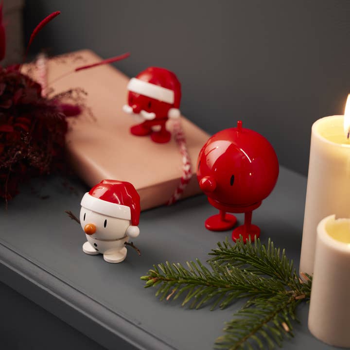 Hoptimist - Wholesale Decorative Figurine - Hoptimist Santa Snowman S White3