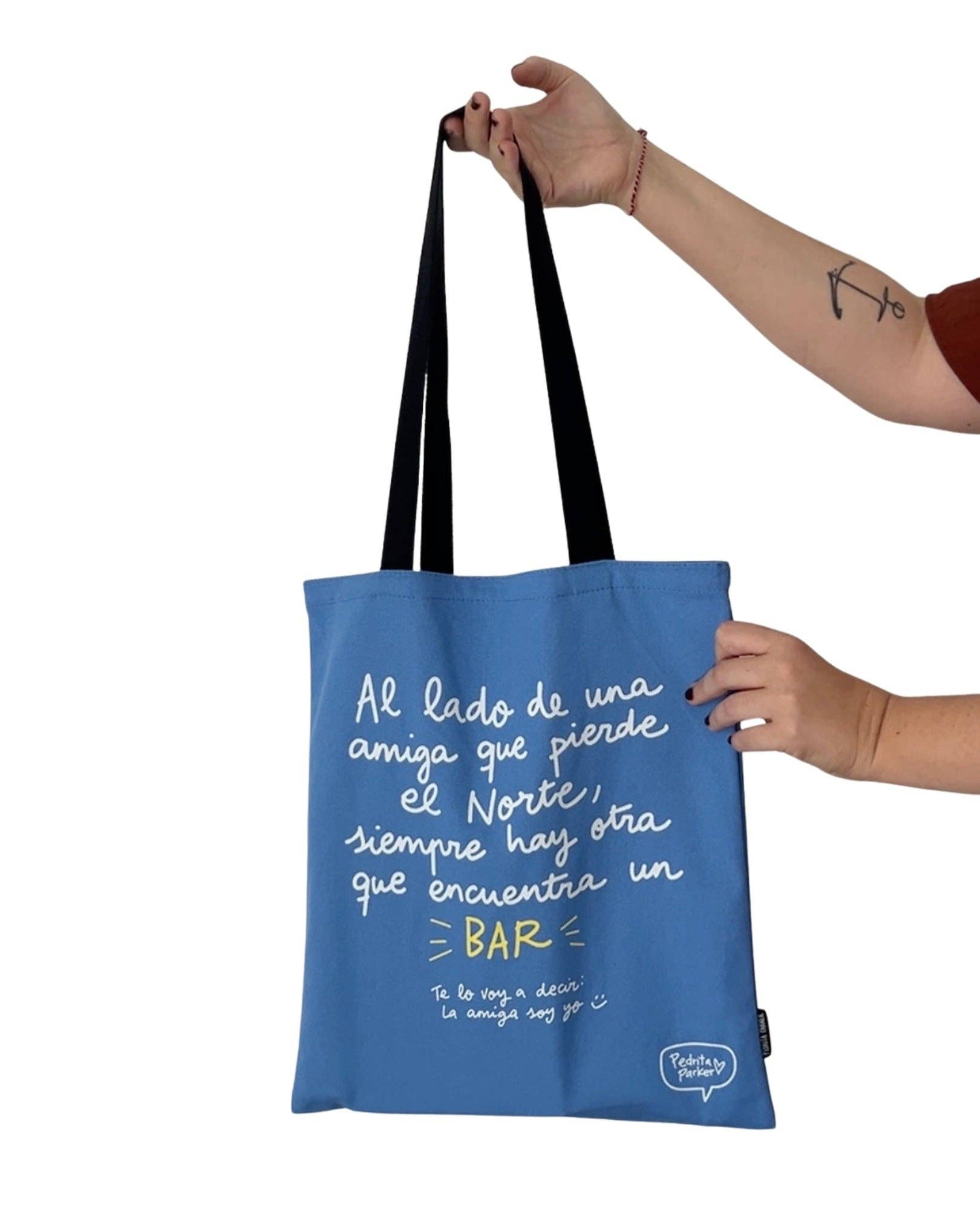 Pedrita Parker - Wholesale Tote Bag - Women's - Amigas Bar Canvas Bag