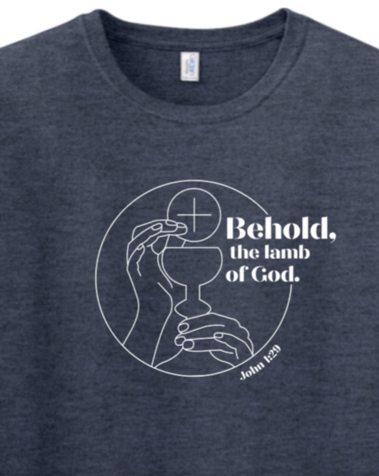 Sock Religious - Vente T-shirt sérigraphié – unisexe - Voici l'Agneau de Dieu - Jean 1:29 T-shirt adulte8
