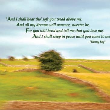 Danny Boy Irish Sympathy Card for wholesale by MUNDO IMAGES
