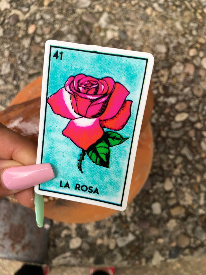 La Rosa 2x3 Square Sticker for wholesale by Very That
