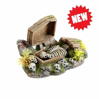 Coffin with plants for wholesale by Classic Pet Products