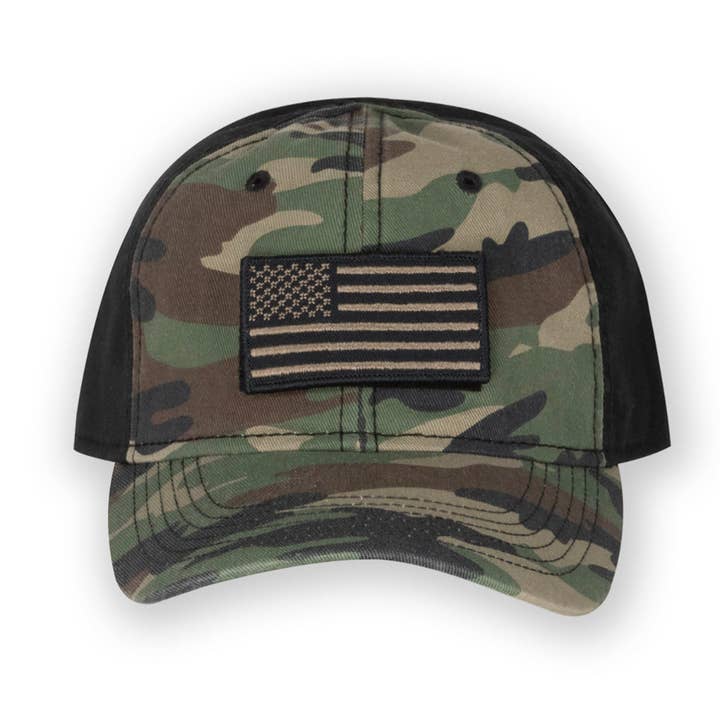Chapeau Flag Camo pour la vente par JOCOink