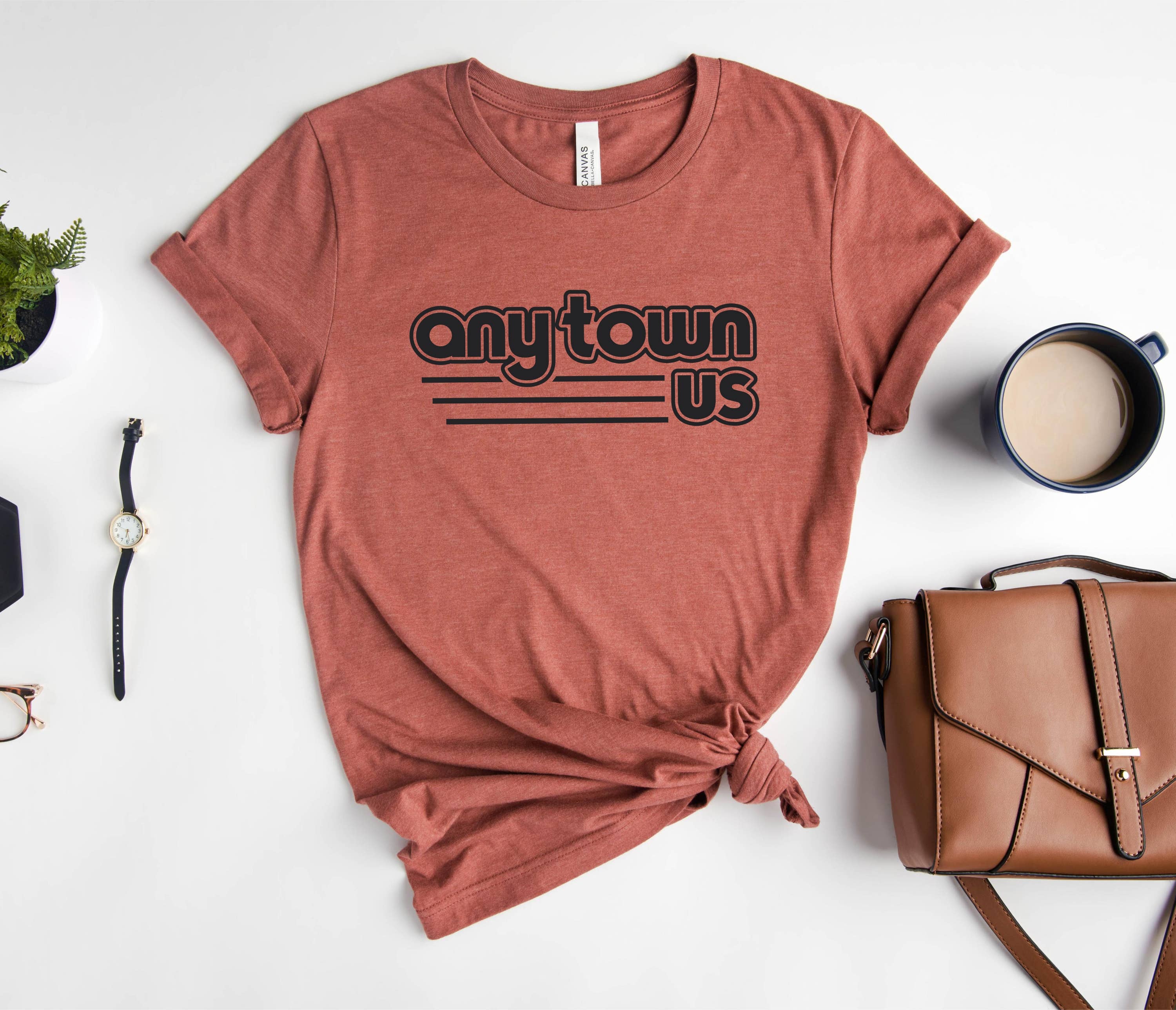 Humm & Willow – wholesale T-shirts med screentryck – Dam – Anpassade skjortor - Personlig skjorta för din stad eller stat10