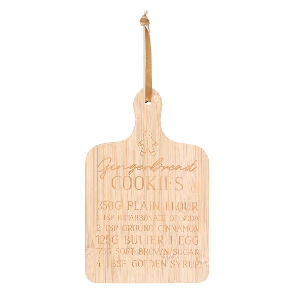 Something Different Wholesale - Wholesale Cutting Board - Christmas Gingerbread Cookies Bamboo Serving Board1