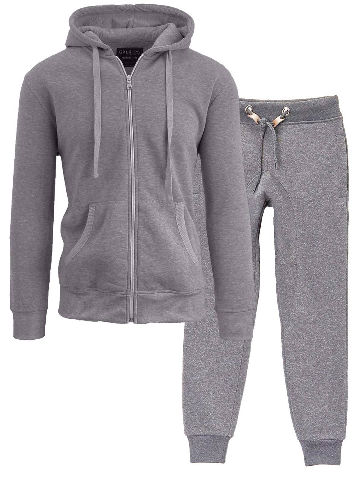 Galaxy By Harvic - Wholesale Top & Pant Set - Kids - GBH Boy's Fleece-Lined Hoodie & Jogger 2-Piece Set (4-20)1