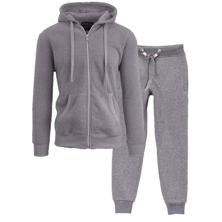 Galaxy By Harvic - Wholesale Top & Pant Set - Kids - GBH Boy's Fleece-Lined Hoodie & Jogger 2-Piece Set (4-20)1