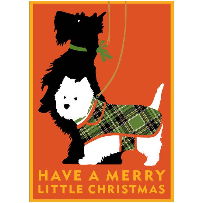 Cartão de cães de Natal por atacado de Studio Eleven Papers