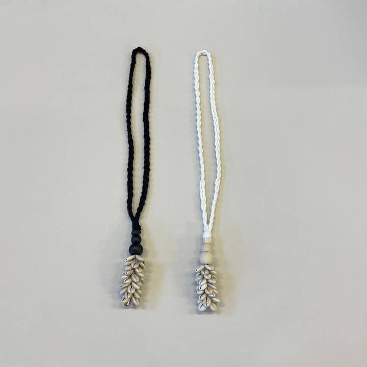 ByBazz - Wholesale Decorative Tassel/Wall Drop - Hanger Katoen Schelp Cowrie