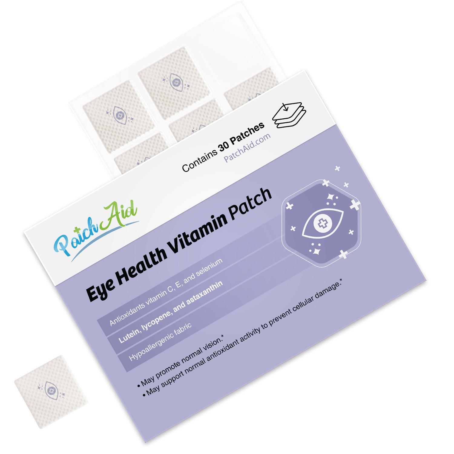 PatchAid - Wholesale Oral Supplement/Vitamin - Eye Health Vitamin Patch - Vision Support & Antioxidants6