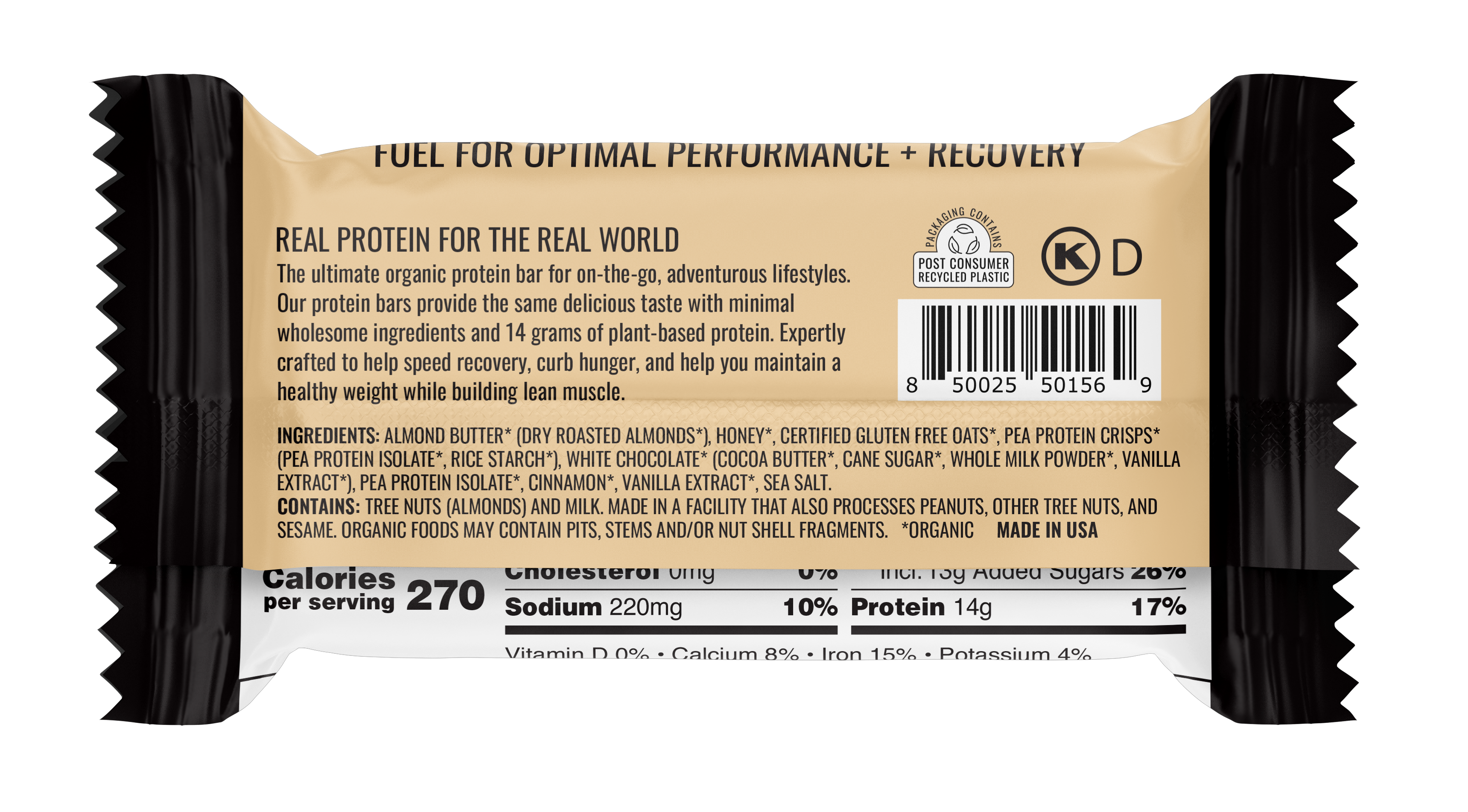 Kate's Real Food - Vente Barres de céréales - Protéine : Snickerdoodle1