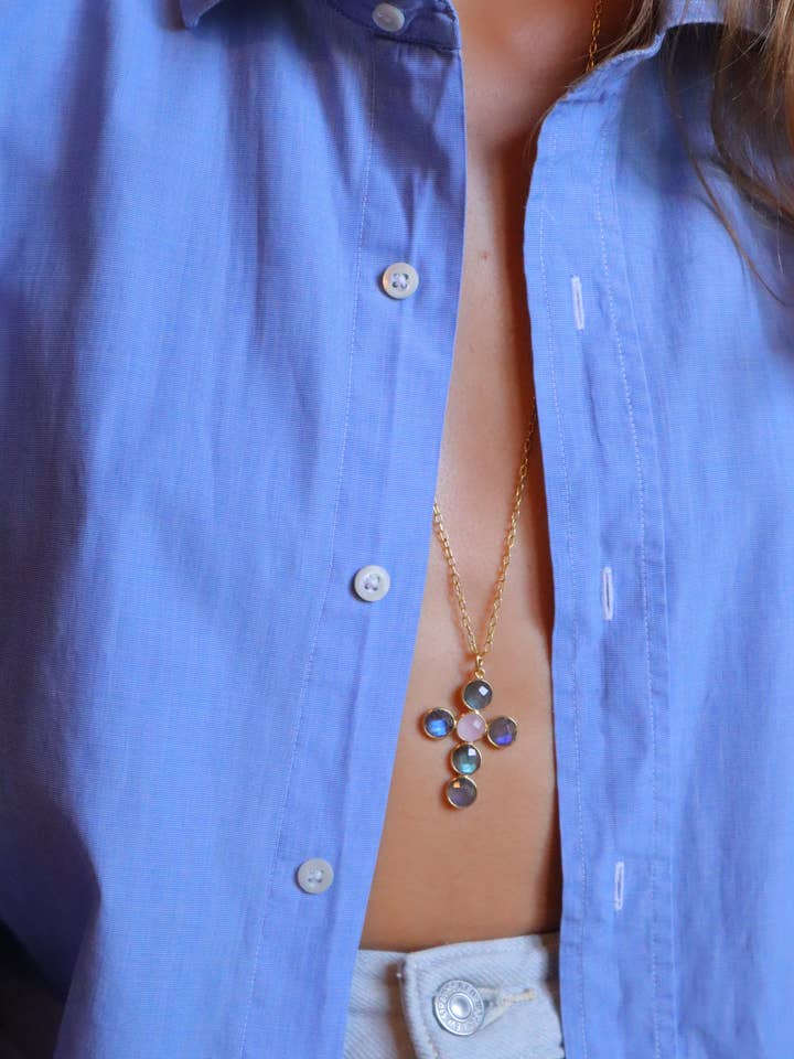 HAPPY pendant necklace: “spirit and soul” for wholesale by Mathilde ma muse