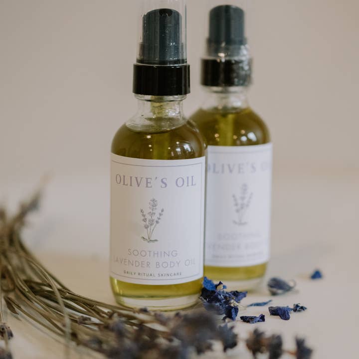 Daily Ritual Skincare - Wholesale Bath/Body Oil - Retail Olive's Oil Soothing Lavender Body Oil0
