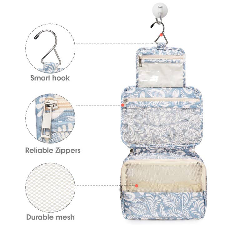 NARWEY INC - Wholesale Toiletry Bag - Women's - Hanging Travel Toiletry Bag Cosmetic Make up Organizer30