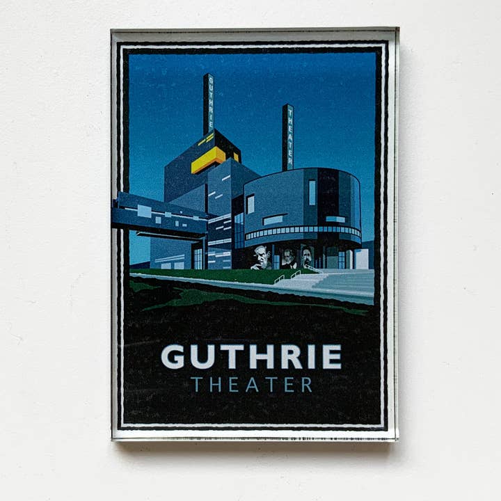 Landmark MN | Guthrie Theater Magnet for wholesale by Legendary Landmark Art Prints