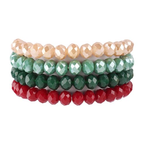 Love and Repeat - Vente Bracelet de perles - BRACELET EXTENSIBLE QUATRE LIGNES DE PERLES DE CRISTAL16