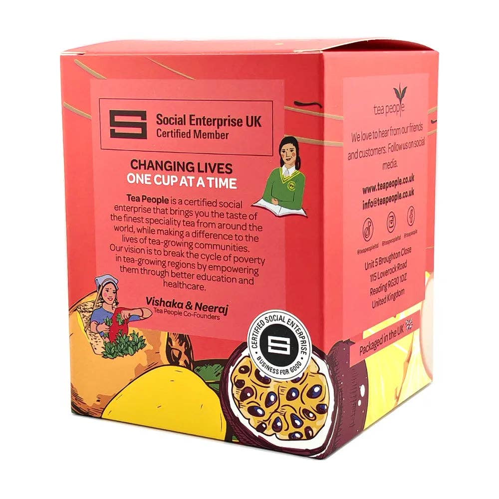 Tea People - Vendita all'ingrosso Tè in bustine - Moringa Fruit della passione - 20 buste da tè3