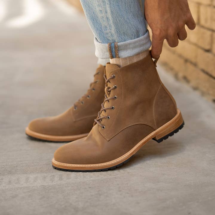 Nisolo - Wholesale Chelsea Boots - Men's - Martin All-Weather Boot Tobacco