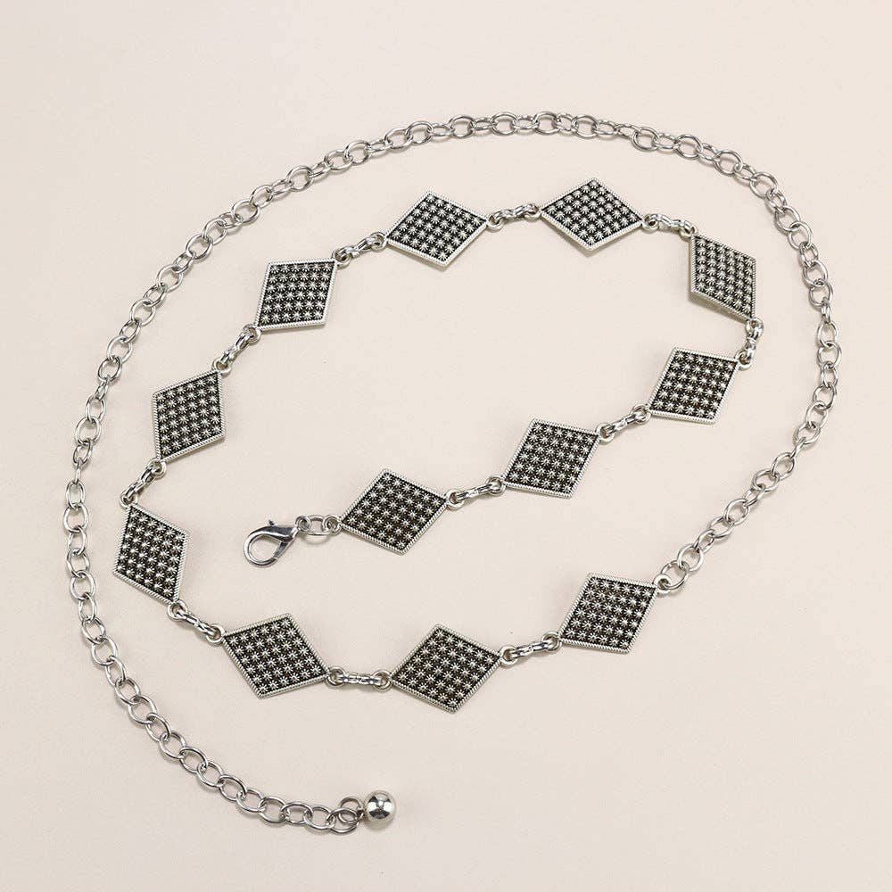 SALINA TRADING INC – Großhandel Gürtel – Damen – Metallkettengürtel mit Schmetterlings- und Herzdesign11