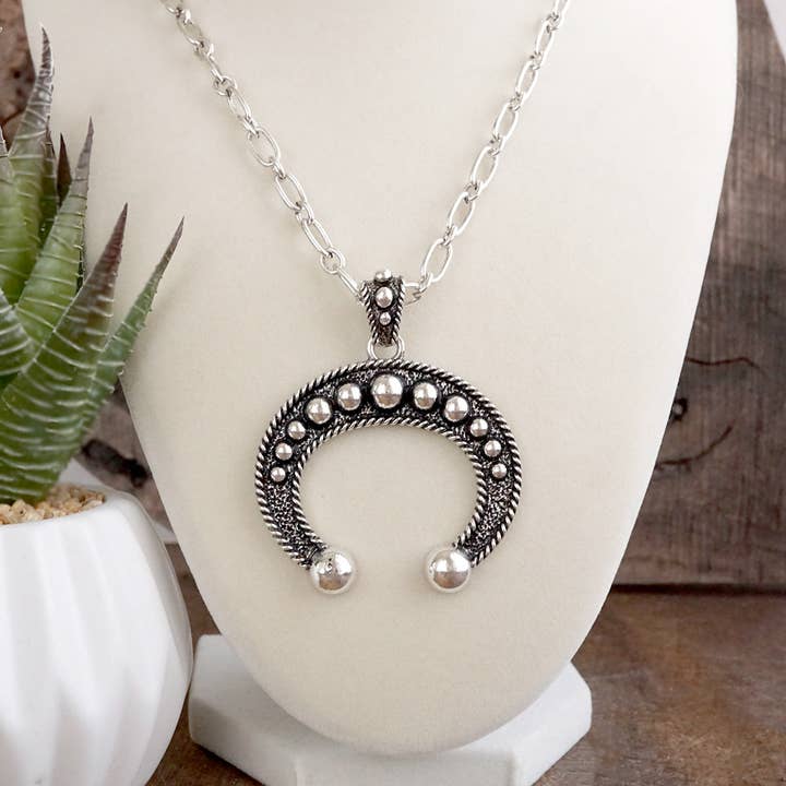 Desert Bloom – Western Squash Blossom Pendant Necklace for wholesale by PennyLine inc